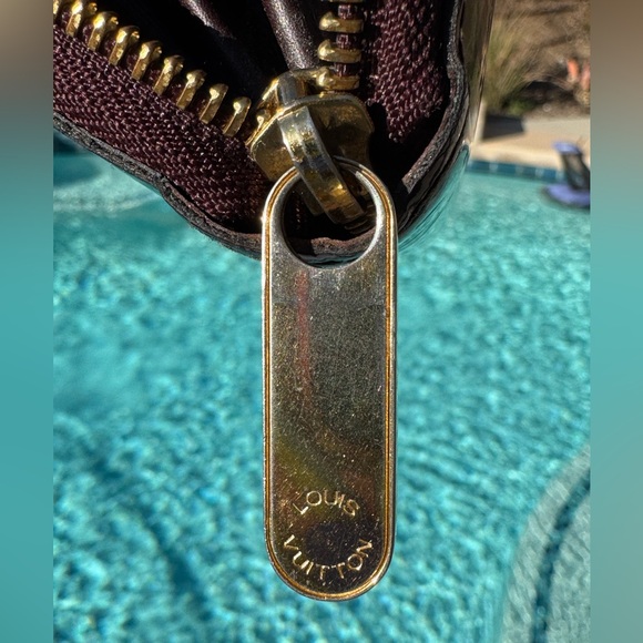 Louis Vuitton vernis Zippy wallet Amarante with COA VGUC - Picture 7 of 16